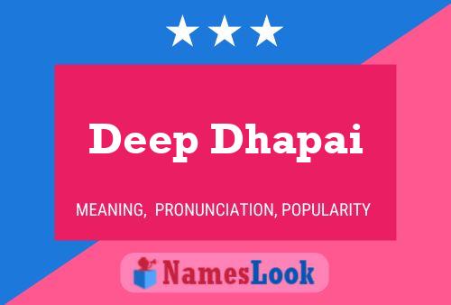 Deep Dhapai Name Poster