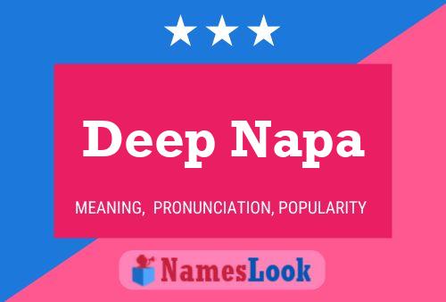 Deep Napa Name Poster