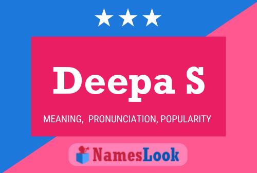 Deepa S Name Poster