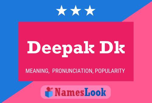 Deepak Dk Name Poster