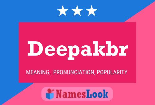 Deepakbr Name Poster