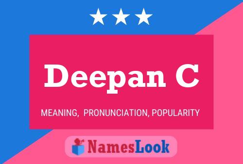 Deepan C Name Poster