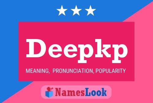 Deepkp Name Poster