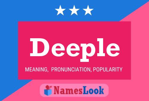 Deeple Name Poster