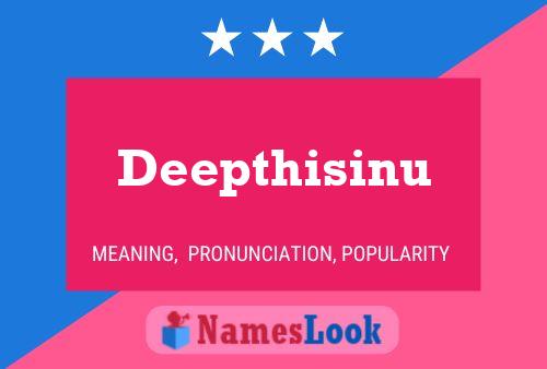 Deepthisinu Name Poster