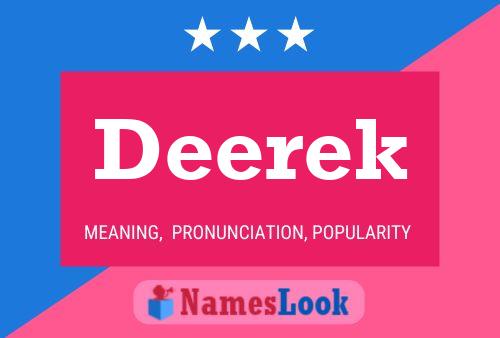 Deerek Name Poster