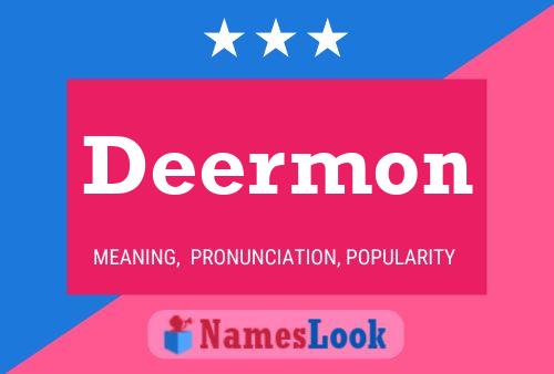 Deermon Name Poster