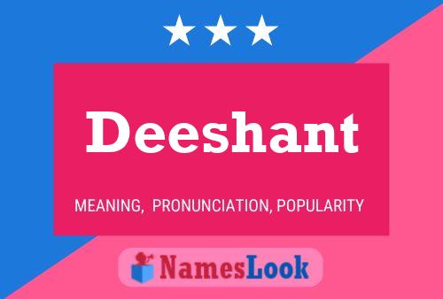 Deeshant Name Poster