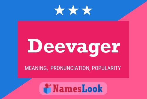 Deevager Name Poster