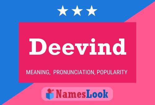 Deevind Name Poster