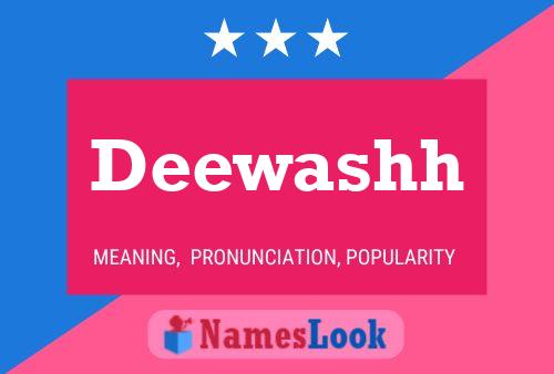 Deewashh Name Poster