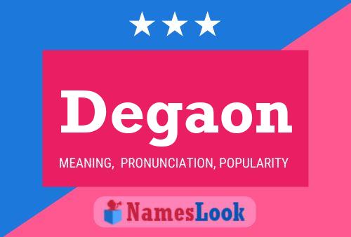 Degaon Name Poster