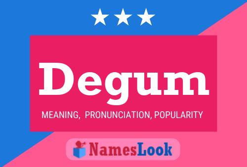 Degum Name Poster