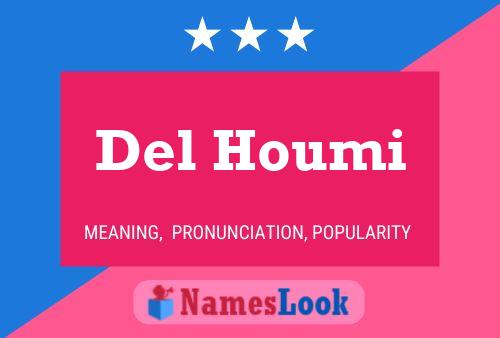 Del Houmi Name Poster