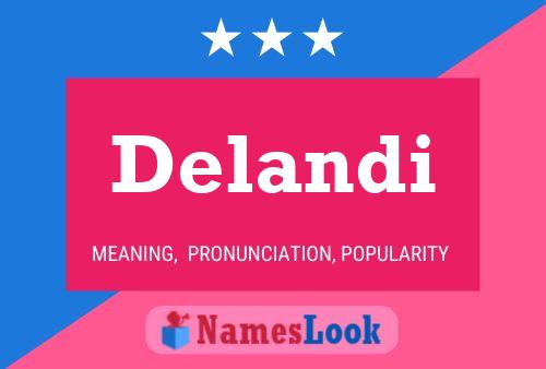 Delandi Name Poster