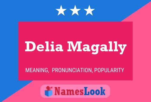 Delia Magally Name Poster