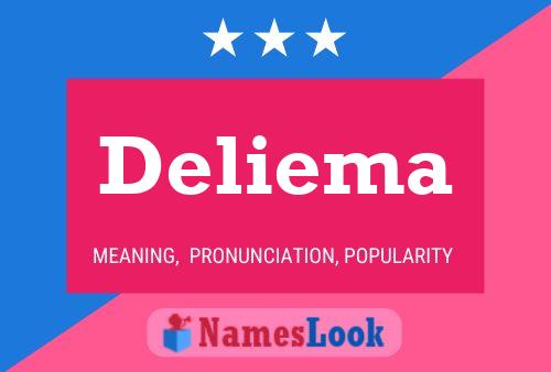 Deliema Name Poster