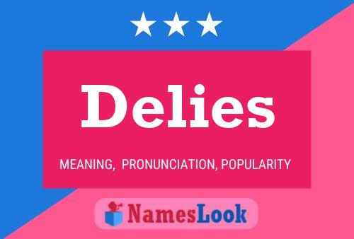 Delies Name Poster