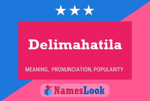 Delimahatila Name Poster