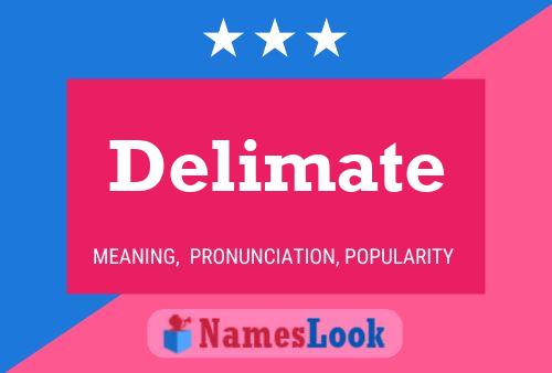 Delimate Name Poster