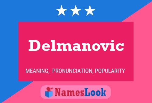 Delmanovic Name Poster