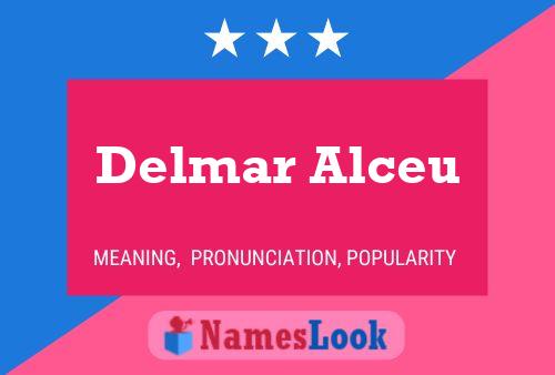 Delmar Alceu Name Poster