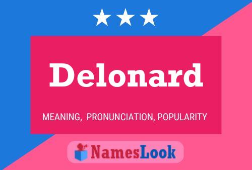 Delonard Name Poster