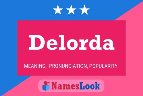 Delorda Name Poster