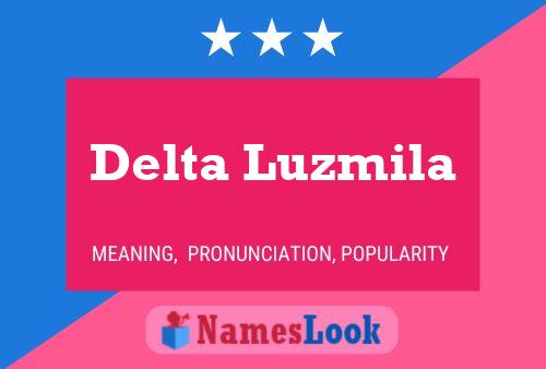 Delta Luzmila Name Poster