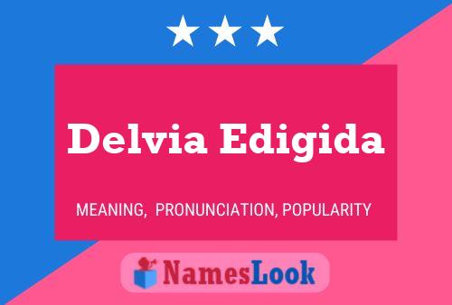 Delvia Edigida Name Poster