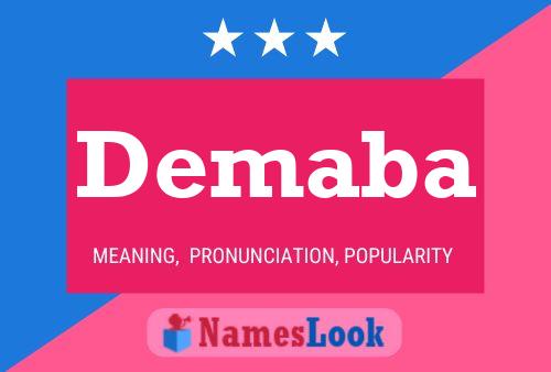 Demaba Name Poster