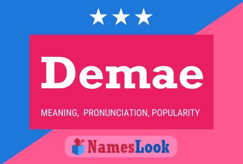 Demae Name Poster