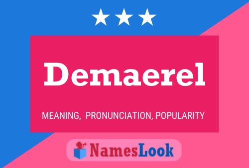 Demaerel Name Poster