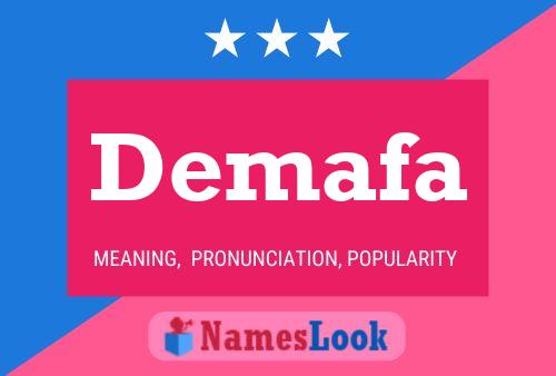 Demafa Name Poster