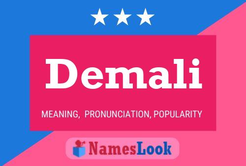 Demali Name Poster