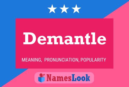 Demantle Name Poster