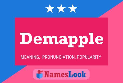 Demapple Name Poster