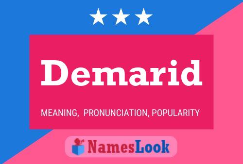 Demarid Name Poster