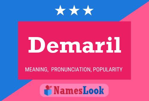 Demaril Name Poster