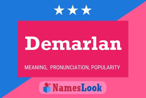 Demarlan Name Poster