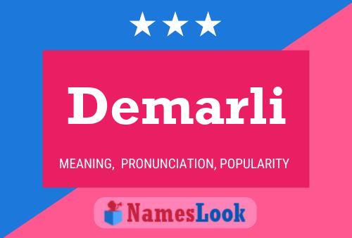 Demarli Name Poster