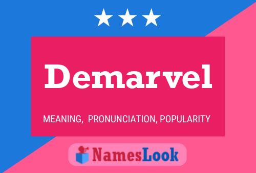 Demarvel Name Poster