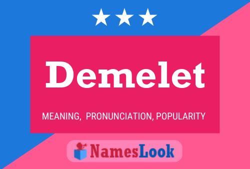 Demelet Name Poster