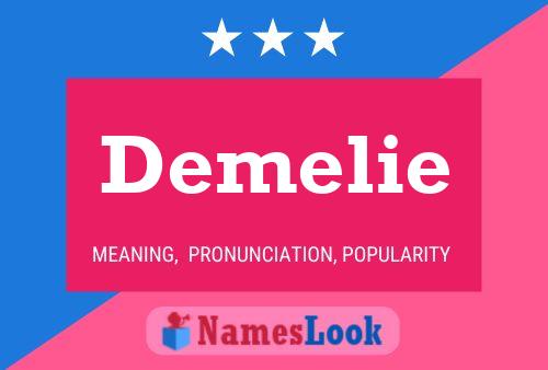 Demelie Name Poster