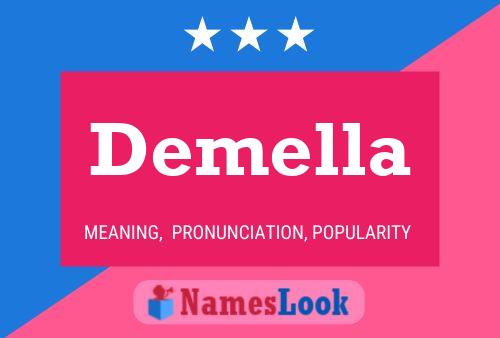 Demella Name Poster