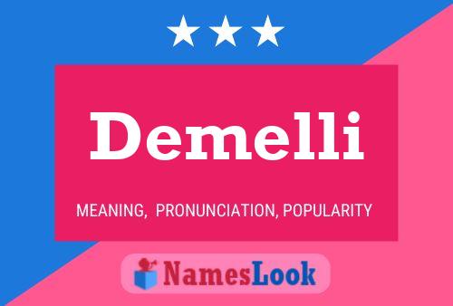 Demelli Name Poster