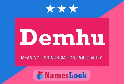 Demhu Name Poster