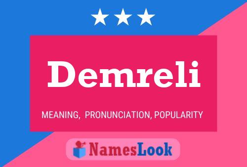 Demreli Name Poster