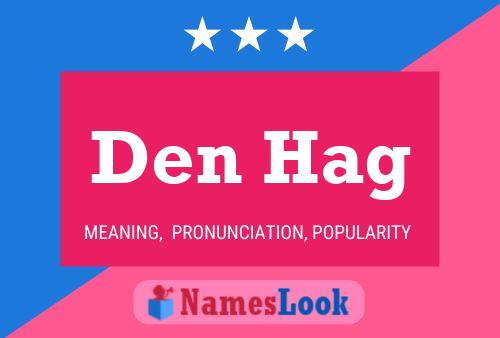 Den Hag Name Poster