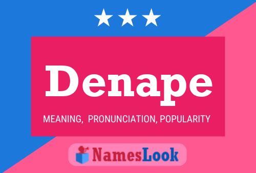 Denape Name Poster